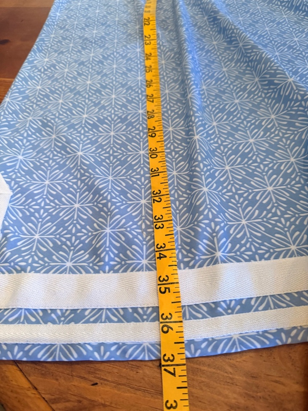 Cabana Life Light Blue & White Sleeveless V-Notch Midi Dress - Picture 11 of 12